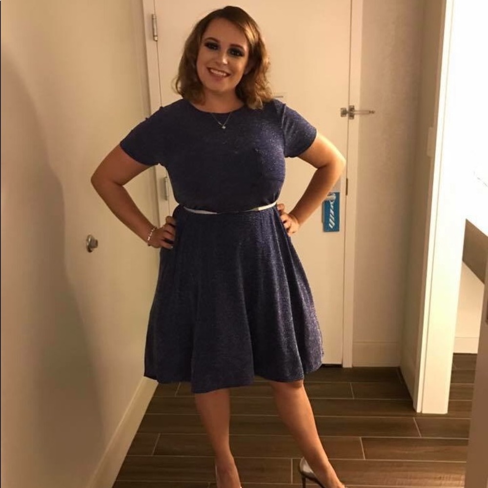 Blue Sparkly Dress Medium!